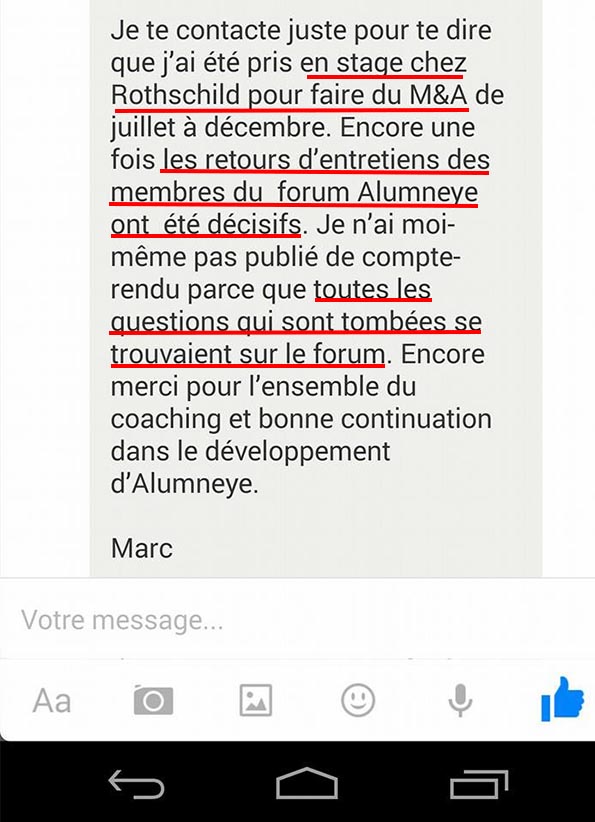 AlumnEye témoignage