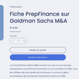 Découvrez les fiches PrepFinance